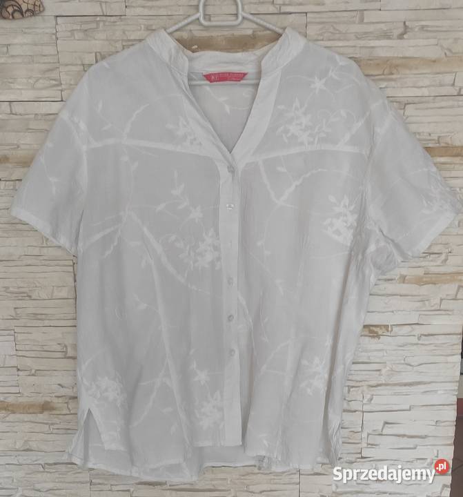 Biała bluzeczka z białym haftem Gdańsk