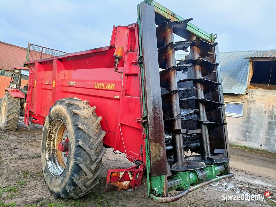 Rozrzutnik Deguillaume 10 ton Rozrzutniki obornika Czaje