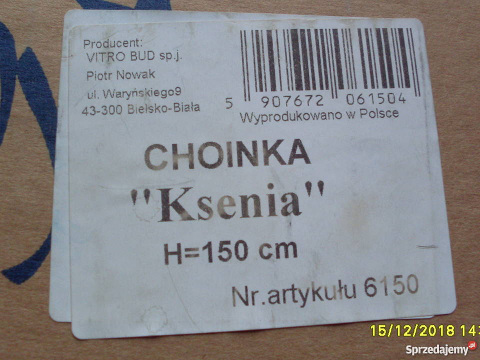 Choinka sztuczna polska 150 wielkopolskie Poznań sprzedam