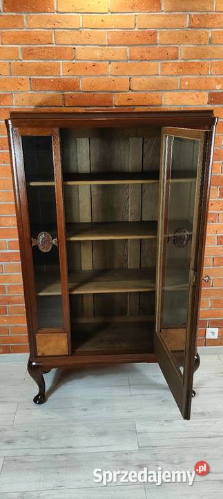 Ekskluzywna witryna biblioteczka dębowa lubuskie Łagów