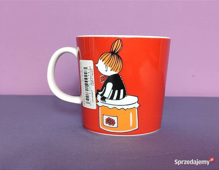 MUMINKI kubek Moomin Arabia Finland z naklejką Jasień
