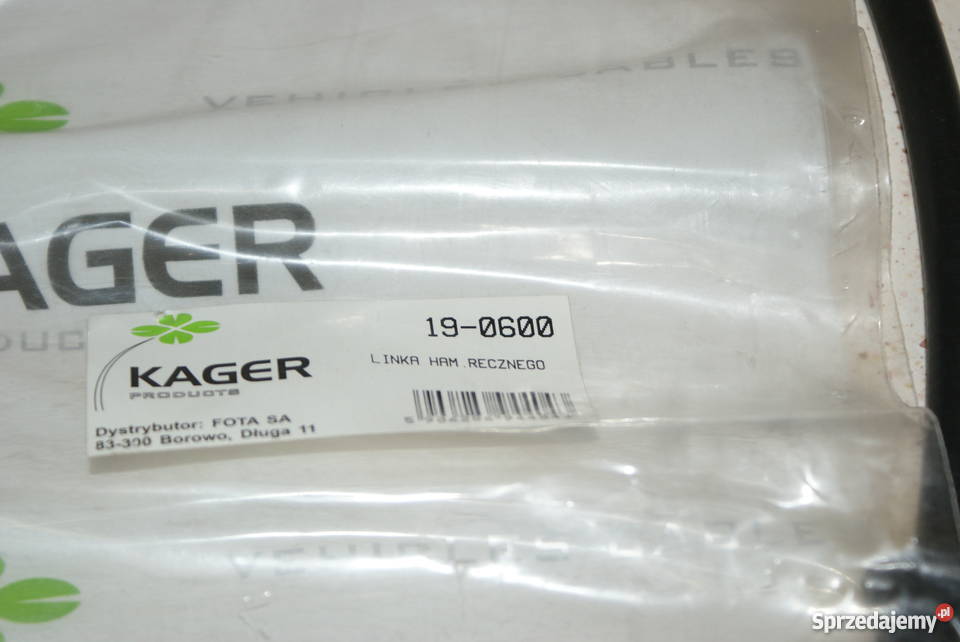 Linka hamulca ręcznego tył L 1456mm FIAT PUNTO Białobrzegi