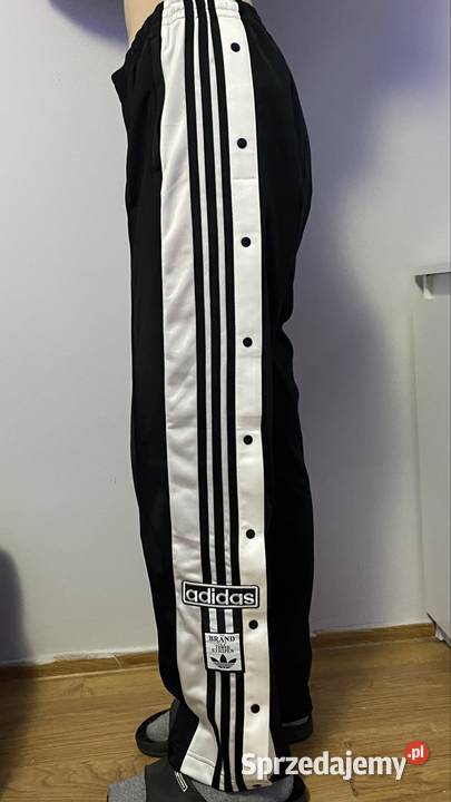 Spodnie dresowe Adidas Adibreak pt black Noir biały sprzedam