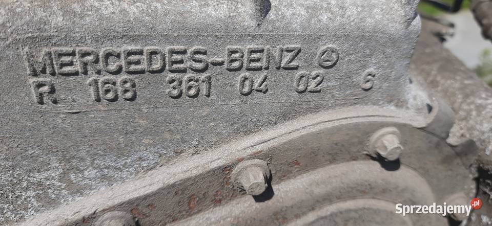 Skrzynia biegów Mercedes w168 17cdi zachodniopomorskie