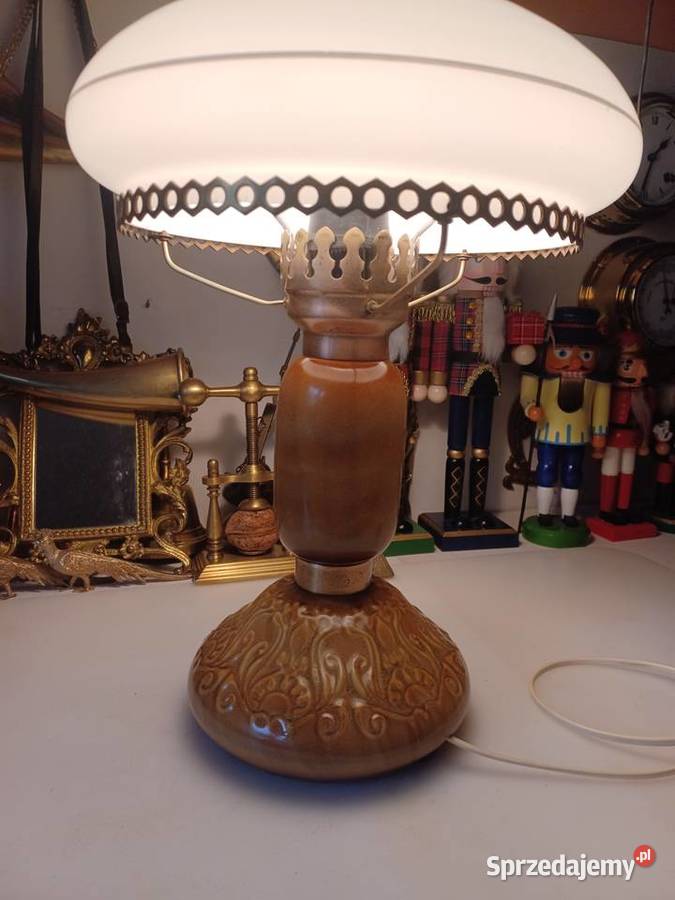 Lampa stołowa elektryczna z czasów PRL Poznań
