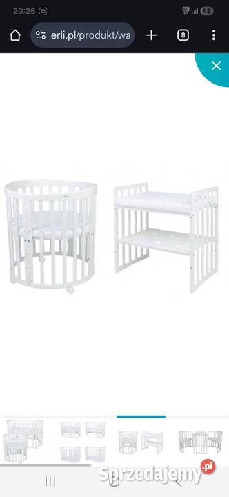 Łóżeczko 7w1 wózek 3w1 wanienka do kąpieli na sprzedam