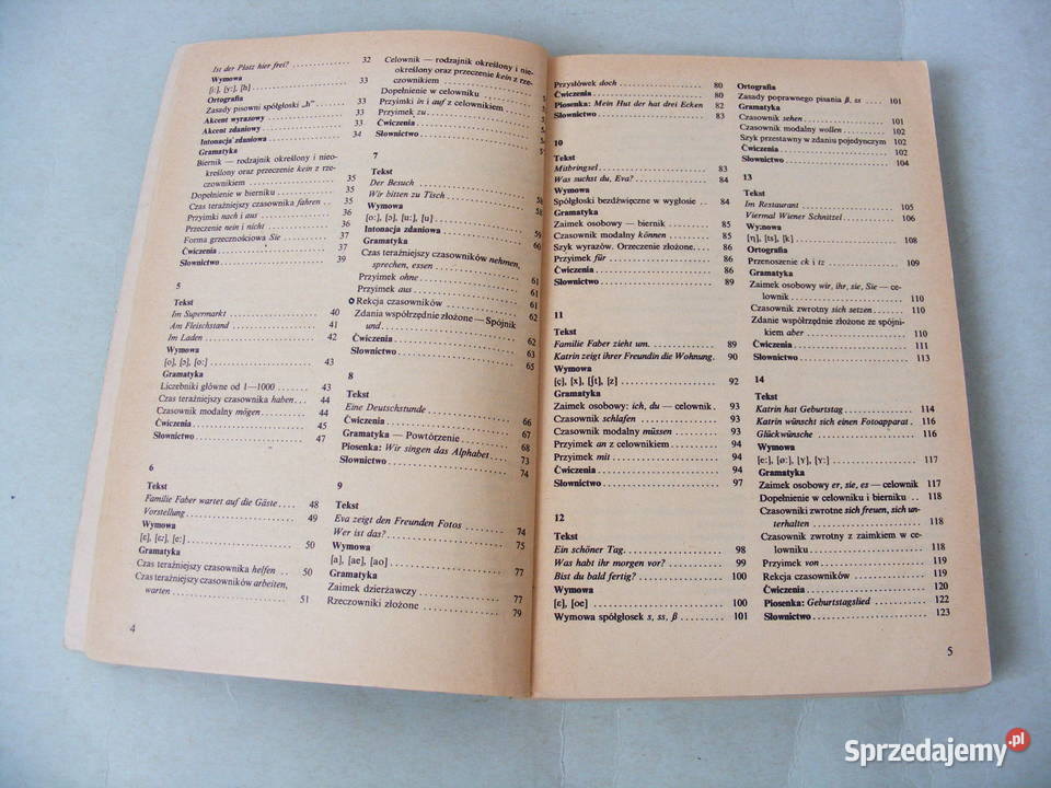 Anfang und Fortschritt 1 Podręczny słownik Książki do nauki języka obcego Oborniki Śląskie