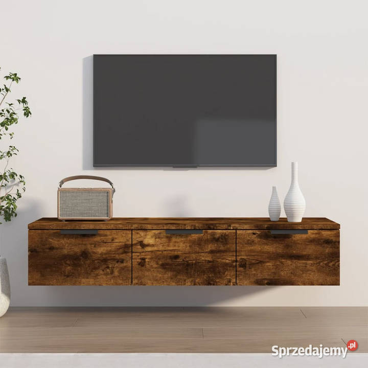 Szafka ścienna przydymiony dąb 102x30x20 Warszawa