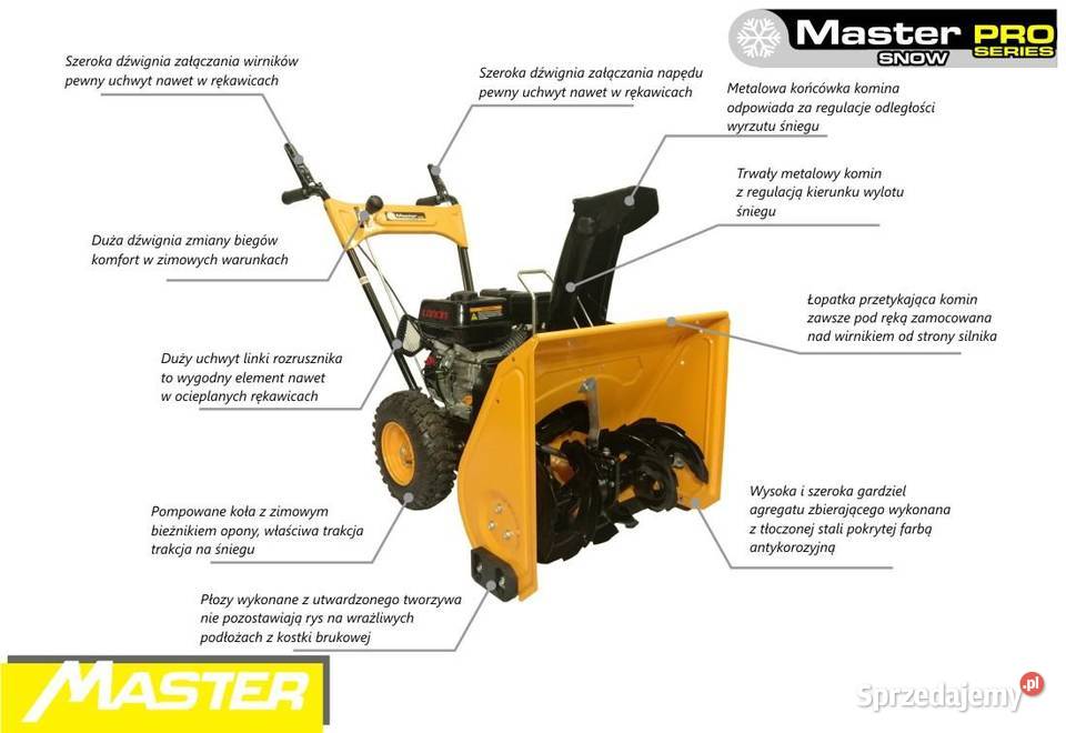 MASTERCUT KCM24F ODŚNIEŻARKA SPALINOWA PŁUG DO Opalenica