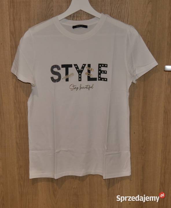 Mohito bluzeczka cyrkonie koraliki perełki 36 S Wrocław