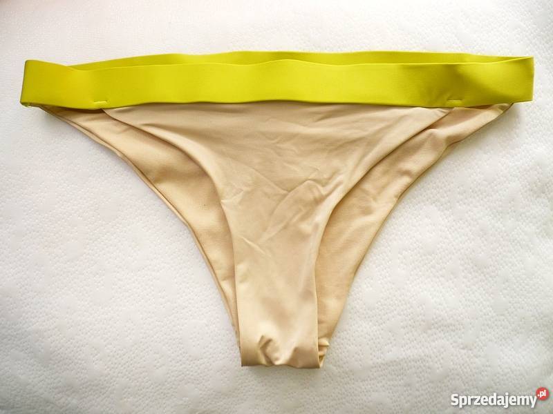bikini dół strój kąpielowy hm beżowożółty S Rozmiar 36(S) Toruń
