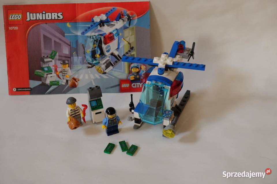 Lego Juniors 10720 10671 helikopter policyjny Dąbrowa Górnicza