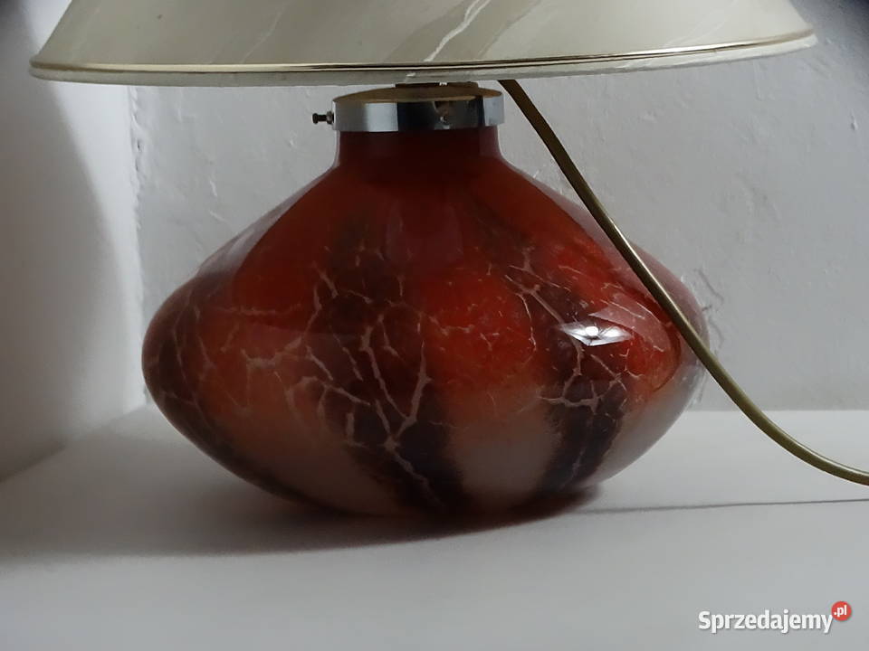 Kultowa Lampa Grzybek PRL Szkło Artystyczne Biłgoraj sprzedam