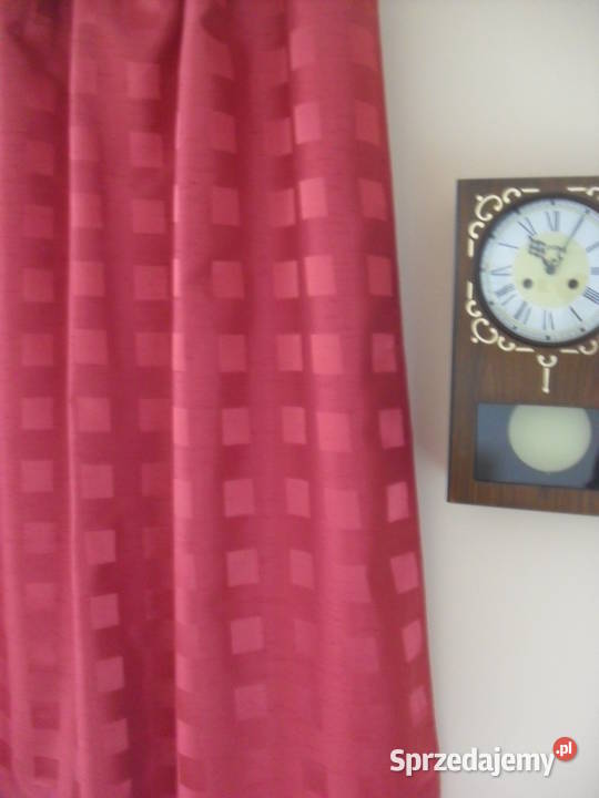 zasłona gotowa 150 x 150 odcienie czerwieni Wyposażenie wnętrz Wrocław