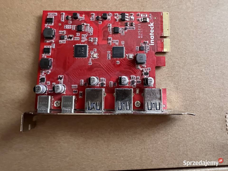 Karta Inateck PCI Express USB 31 USBC do Mac Pro