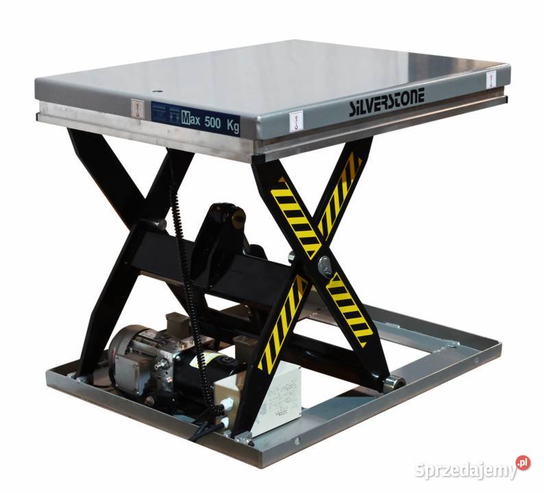 Hydrauliczy nożycowy stacjonarny stół podnośny Produkcja Nowostawy Dolne