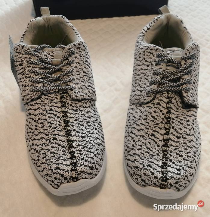 Buty sportowe męskie czarnobiały melanż 45 Czeladź