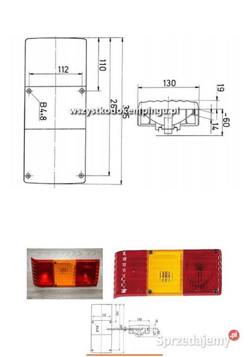 Lampa światło tylne JOKON Hobby Knaus Dethleffs dolnośląskie sprzedam