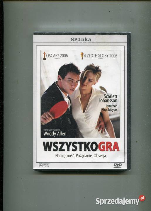 Wszystko gra Film DVD zafoliowany NOWY zachodniopomorskie Szczecin