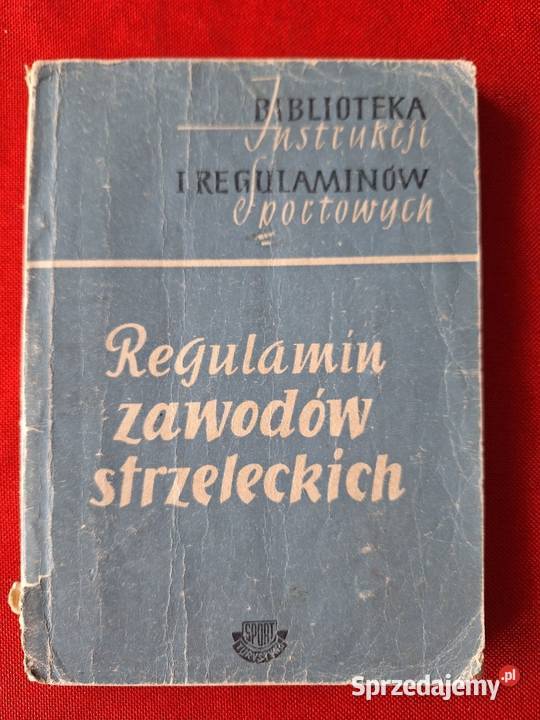 Historyczny 70letni już regulamin biały kruk małopolskie Nowy Targ