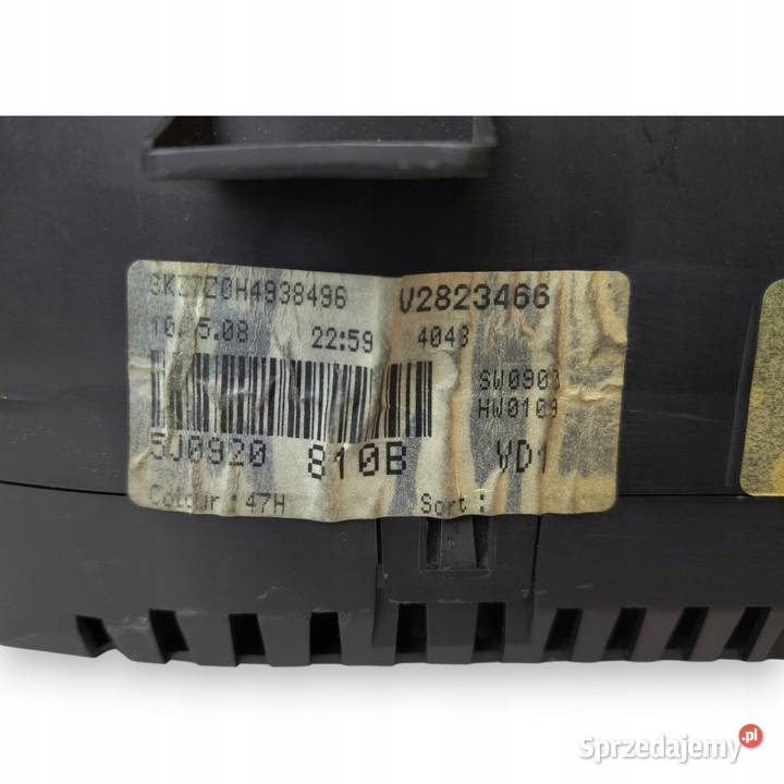 LICZNIK ZEGARY 5J0920810B Skoda Fabia II osobowe Chełm