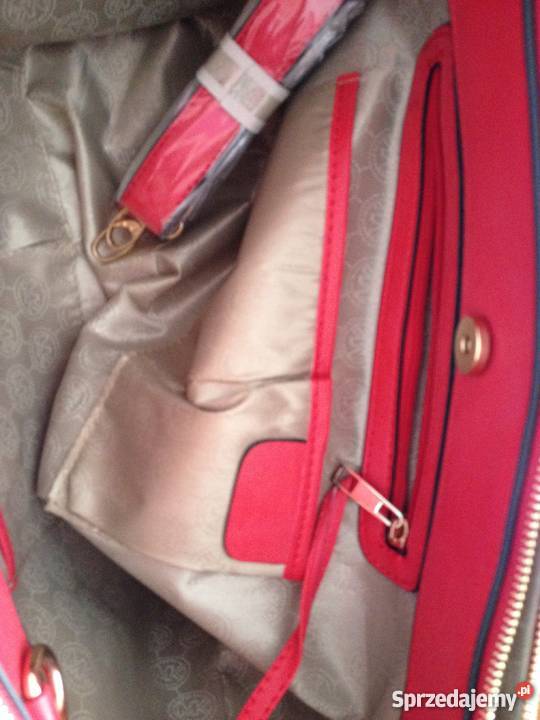 MICHAEL KORS SUTTON CZERWONA NOWA DOSTAWA 24 H czerwony Tczew sprzedam