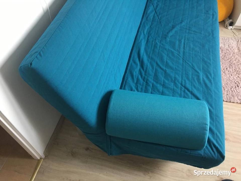 Sofa rozkładana Beddinge turkusowa z Ikea nowa 200cm Łóżka, wersalki i sofy Wrocław