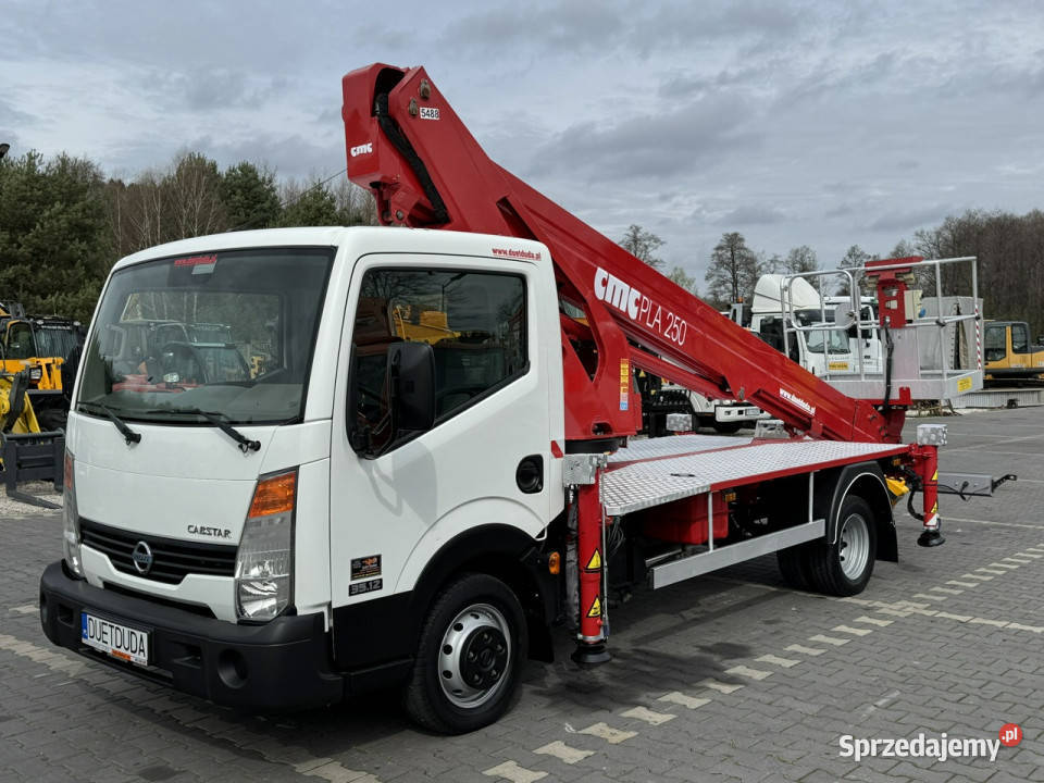 Nissan Cabstar Podnośnik Koszowy 25m CMC PLA 250 Widełki