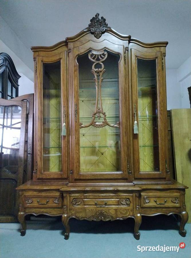 Witryna serwantka dębowa Francja Meble Białystok