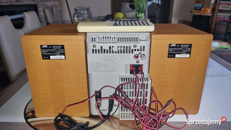 Wieża JVC UXT55 kolumny JVC SPUXT55 plus pilot Warta