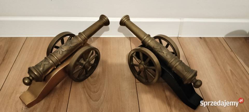 Mosiężna stara armata Jasło
