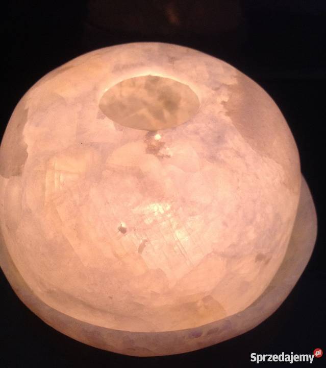 LAMPION ŚWIECZNIK Z ALABASTRU GIPSOWEGO LUXOR Szczecin