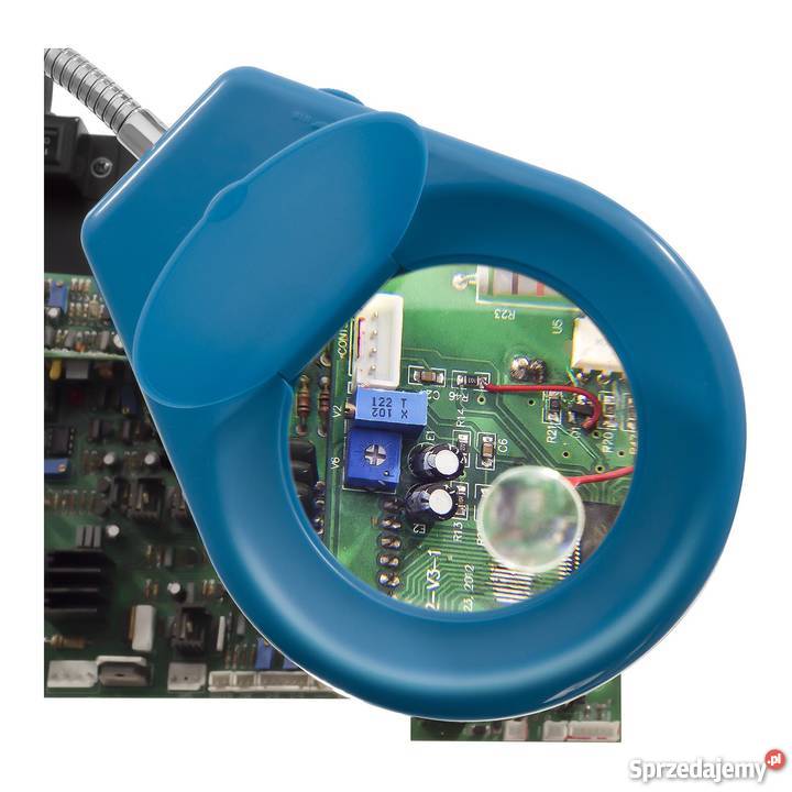 Lampka LED warsztatowa lupa 5x 10x giętkie ramię śląskie Częstochowa