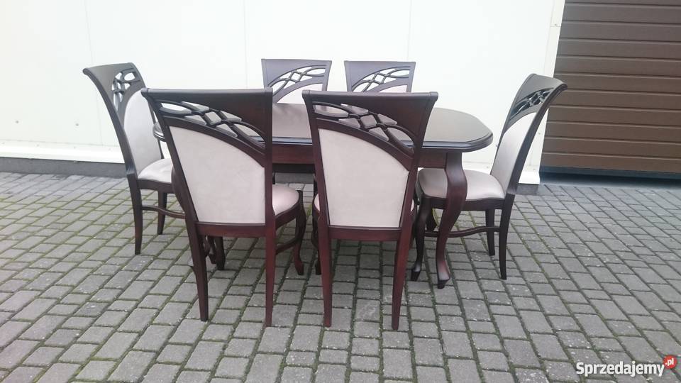 Krzesło eleganckie stylowe tapicerowane do Dom i Ogród pomorskie Chojnice