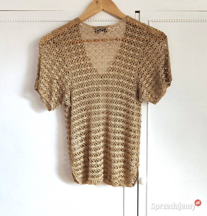 Beżowa narzutka vintage 38 M 40 L Adelsten retro Rozmiar 38(M)