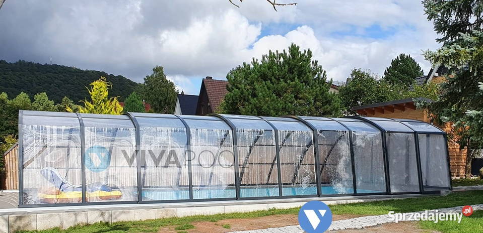 Wysokie zadaszenie na basen OPTIMA I 1270 x 520 kujawsko-pomorskie Toruń sprzedam