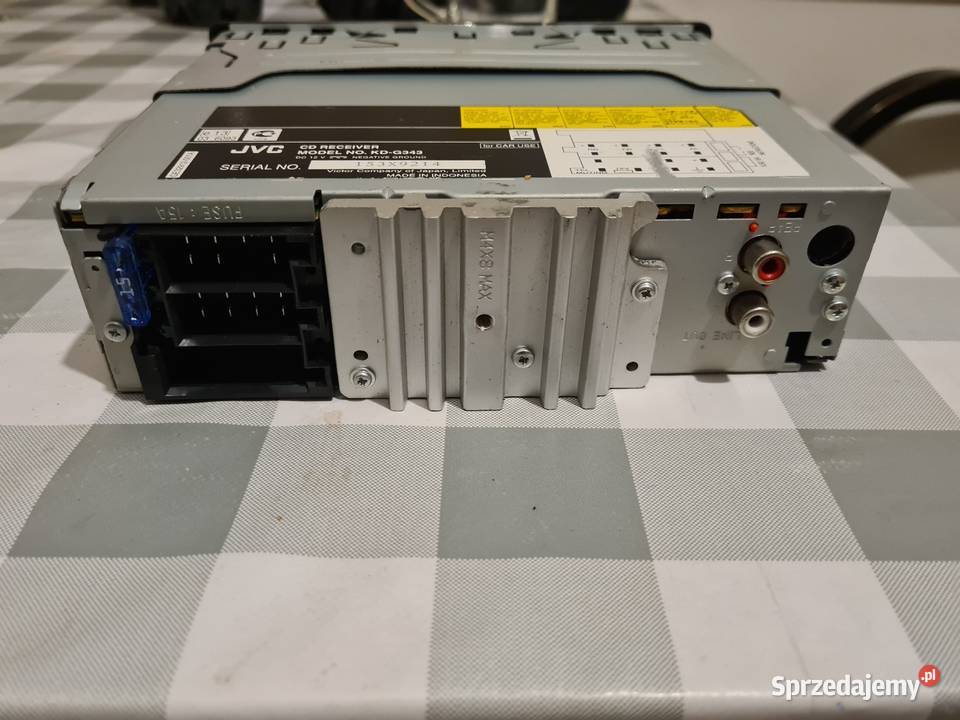 Radioodtwarzacz JVC MP3 WMA AUX Jerzykowo sprzedam