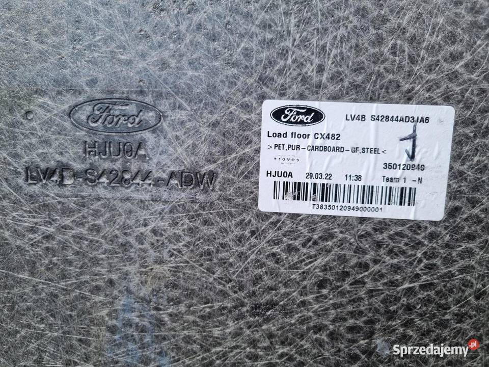 DYWAN PODŁOGA BAGAŻNIKA FORD KUGA MK3 wielkopolskie