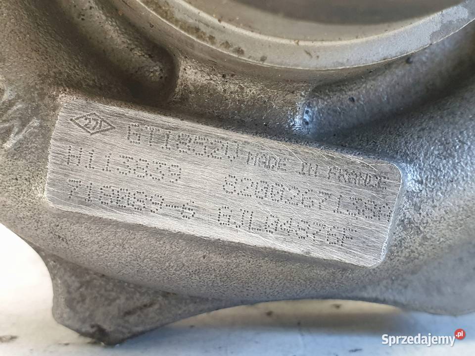 TURBOSPRĘŻARKA Renault Laguna II 22 DCI TURBO osobowe Chełm