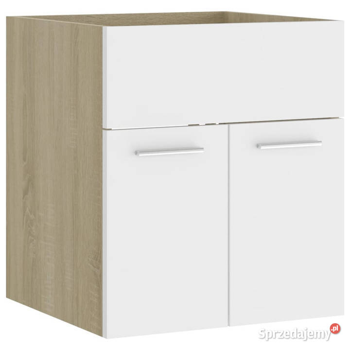 Szafka pod umywalkę biel i dąb sonoma 41x385x46 Pozostałe Warszawa