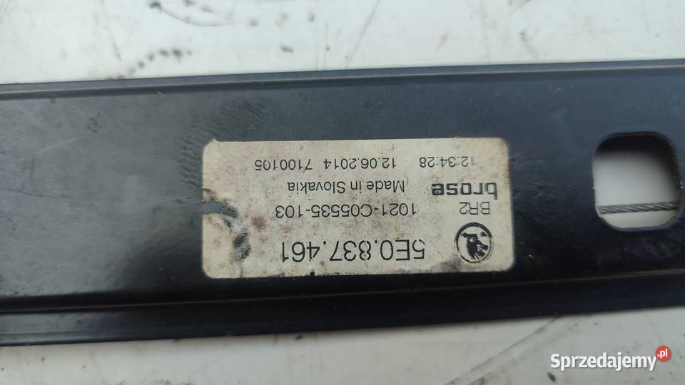 24SKODA OCTAVIA III PODNOŚNIK SZYBY PRAWY PRZÓD