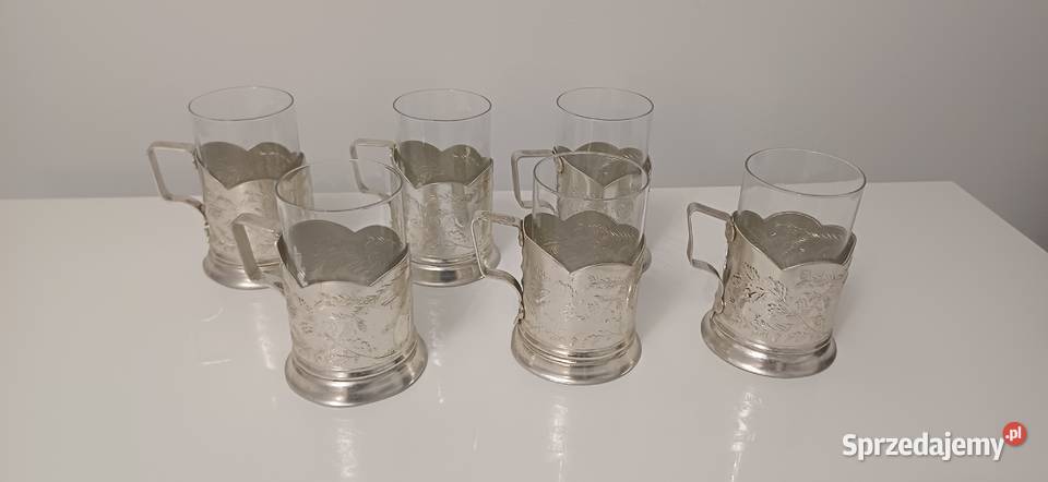 Koszyczki na szklanki PRL 2 Warszawa