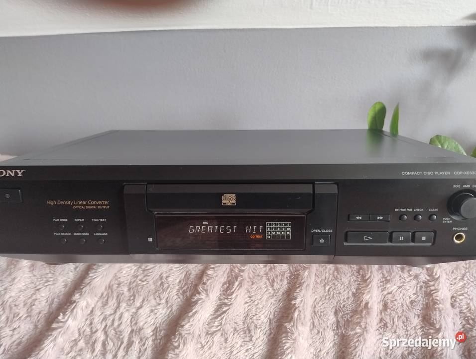 Odtwarzacz CD Sony cdp xe 530 Odtwarzacze CD i MD podkarpackie Trzebuska