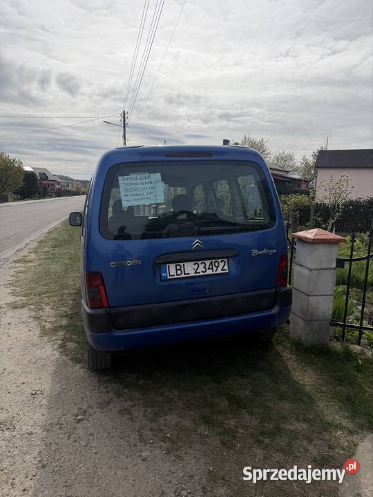 Citroen Berlingo lubelskie Tereszpol-Zygmunty
