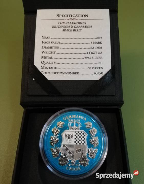 Moneta Britannia Germania 2019 ALLEGORIES Space Opole sprzedam