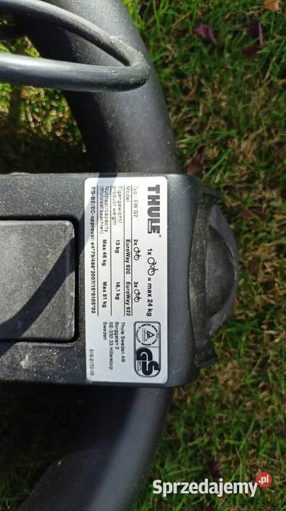 Bagażnik hak 13pin G2 920 Thule Euroway 47 2 śląskie Rybarzowice