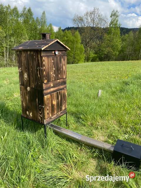WĘDZARNIA DREWNIANA ogrodowa xxl książka
