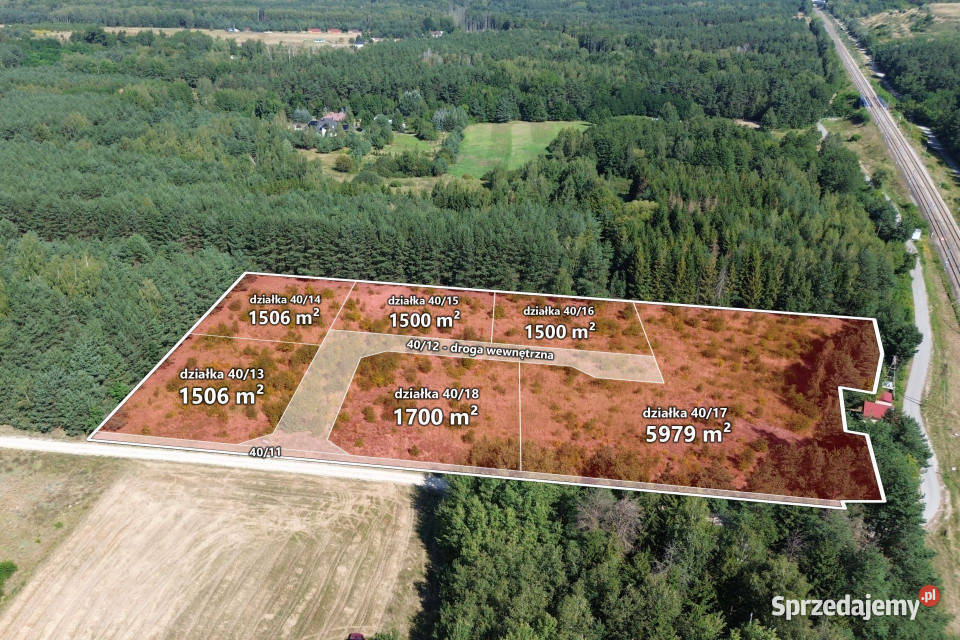 Działka budowlana 15 Suntago Wręcza 1500m2 Marków-Świnice