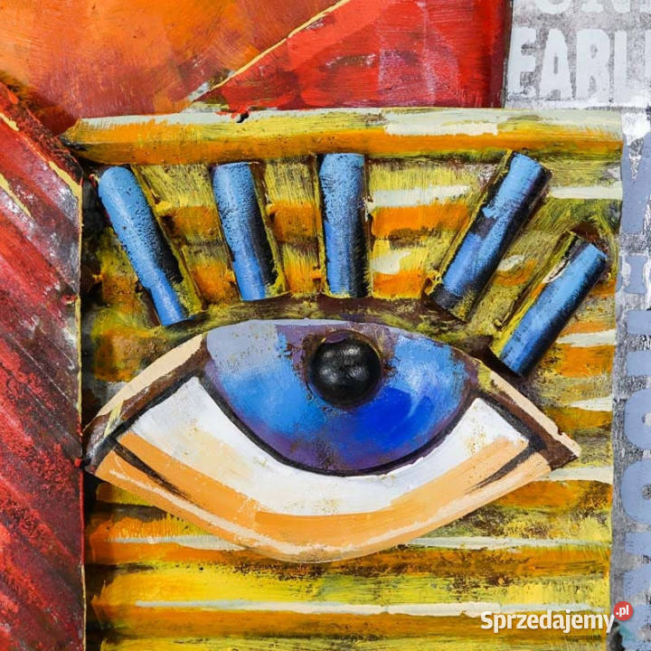 Obraz metalowy 3D LOFT KUBIZM 60x90 Obrazki i obrazy świętokrzyskie Chmielnik