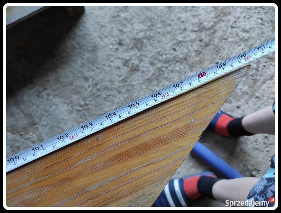 Drewniane schody długość 280 Płock